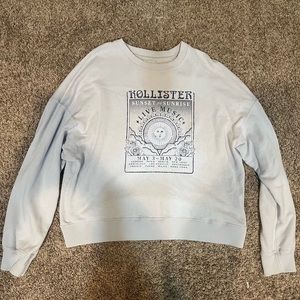 Hollister light blue crew neck